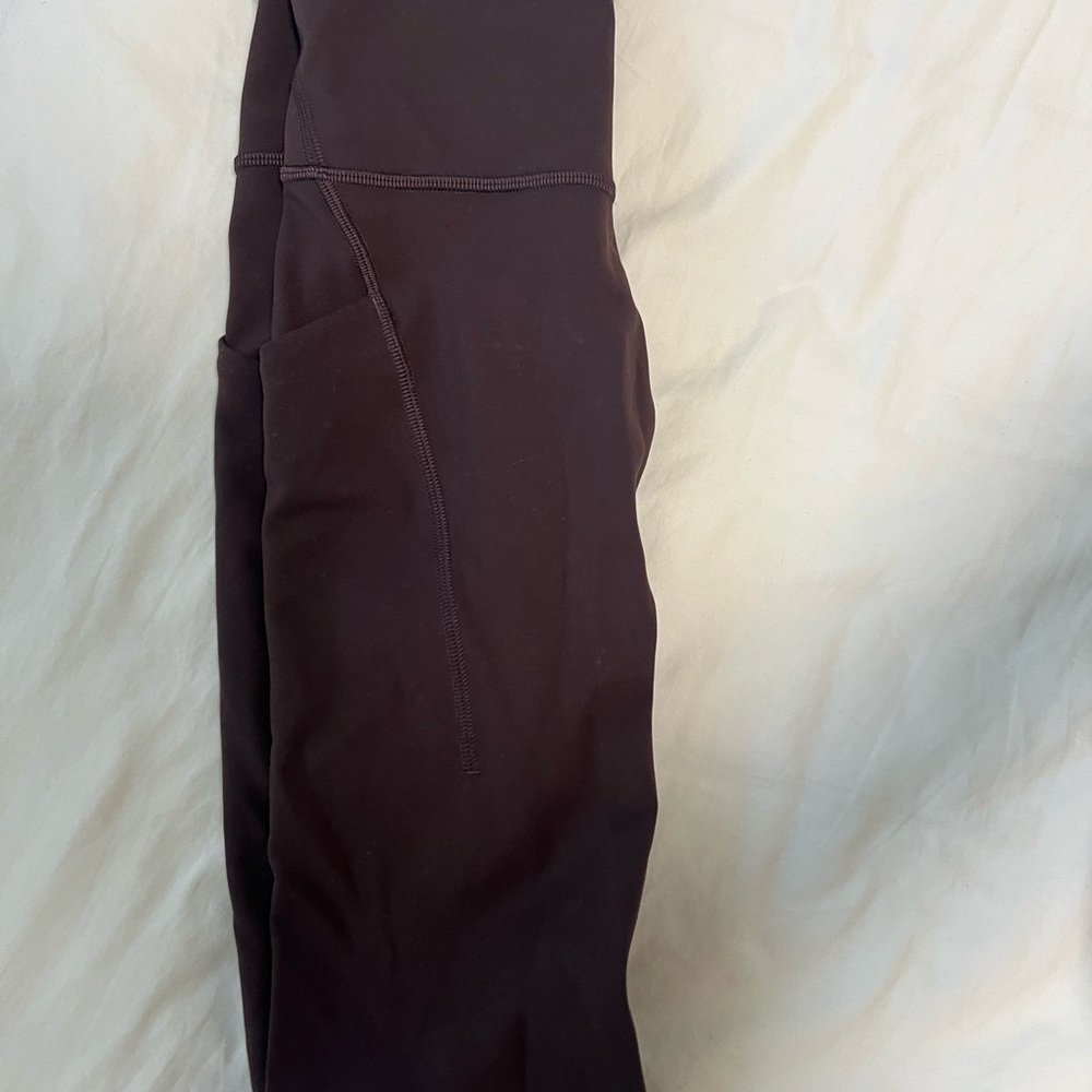 lululemon wunder train with pockets espresso size 2